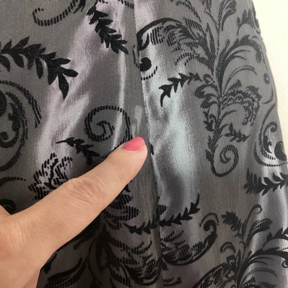 Vintage Gothic Maxi Dress 90s Y2K Witchy Prom Gown Size 8 - Picture 17 of 17